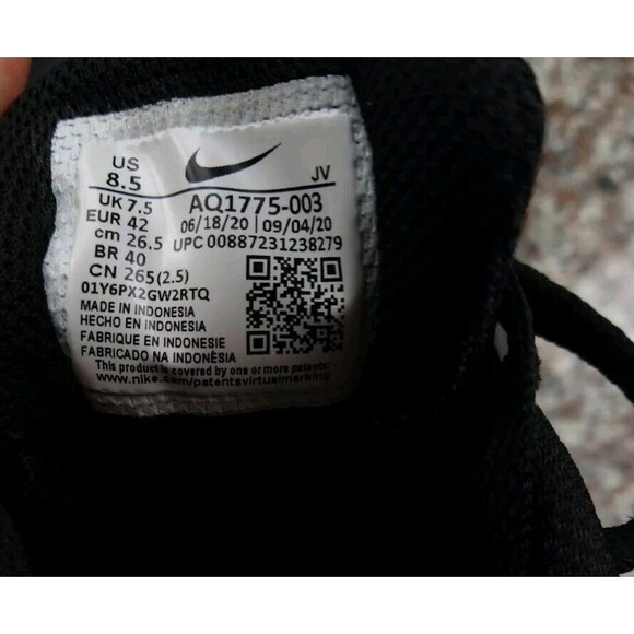 Nike Ebernon Black low size 8.5 main image 7